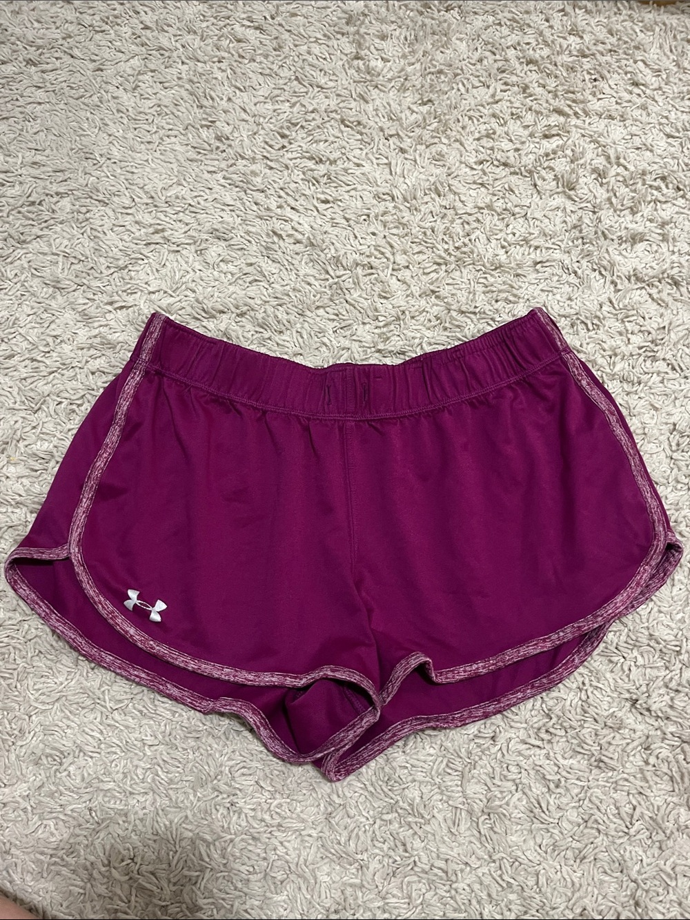 Under Armour Women's Magenta Running Shorts